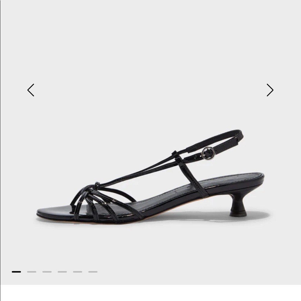 Aeyde- Rhonda Leather Kitten Heeled Sandals